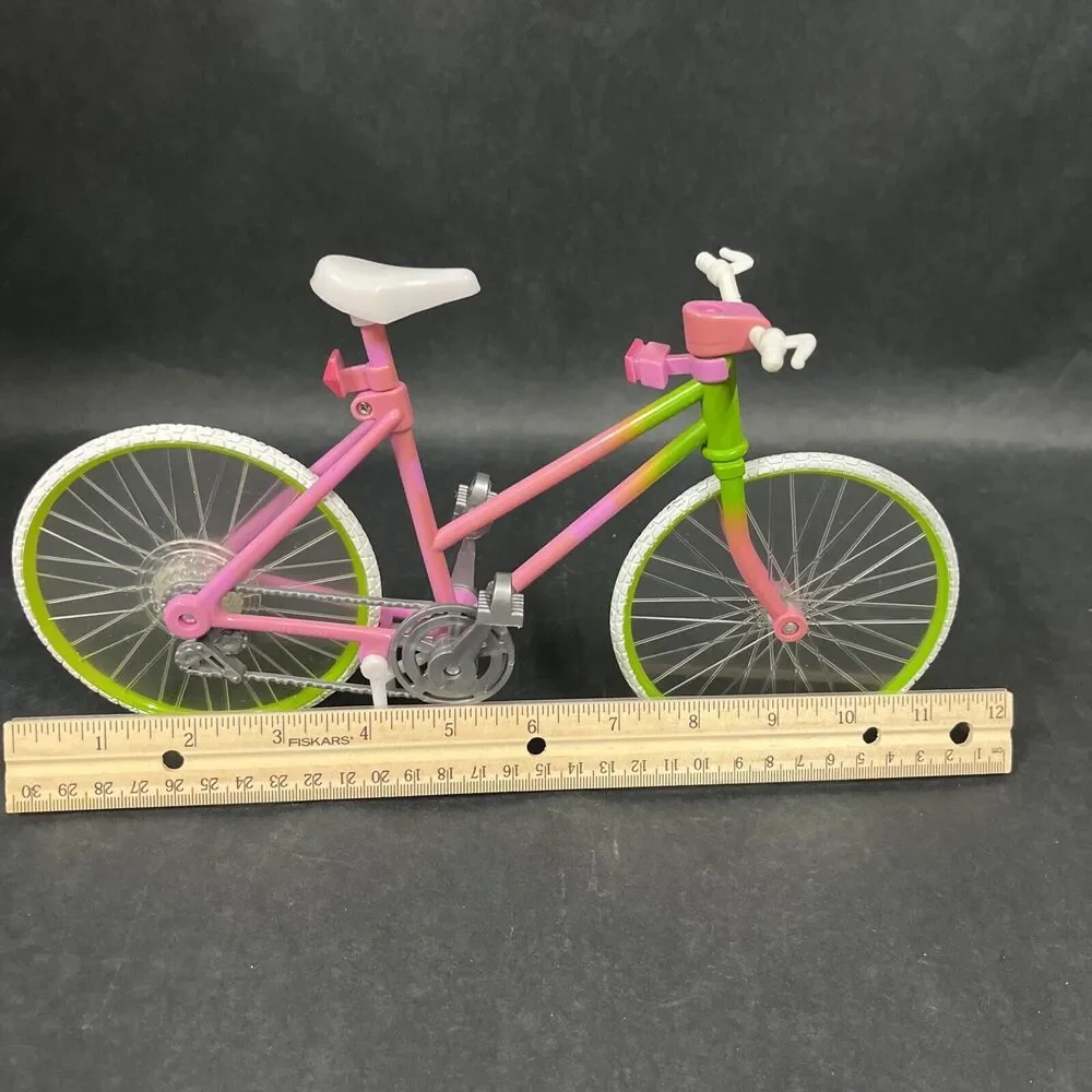 Rare Vintage‎ Barbie Doll Bicycle Pink Green White